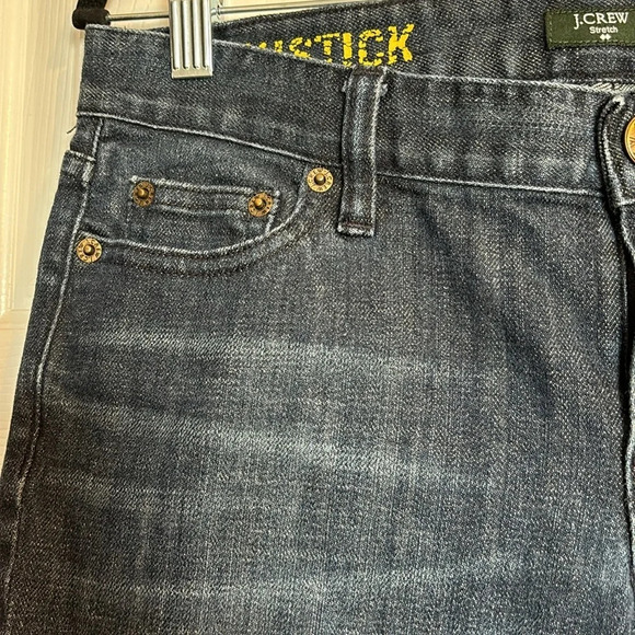 J. Crew women’s blue matchstick jean shorts size 4 - Picture 3 of 8